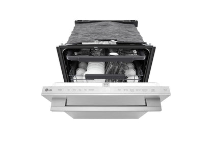 Lg LDNTM545S Smart FlushFit™ Top Control Dishwasher with 1-Hour Wash & Dry, QuadWash® Pro, and Dynamic Heat Dry™ w/AutoVent Dry™