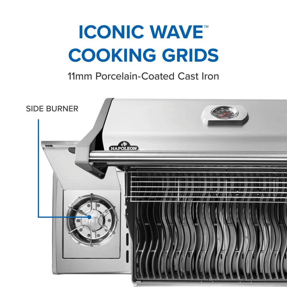 Napoleon Bbq R525SBPSS2FB Rogue 525 SB with Range Side Burner , Propane, Stainless Steel