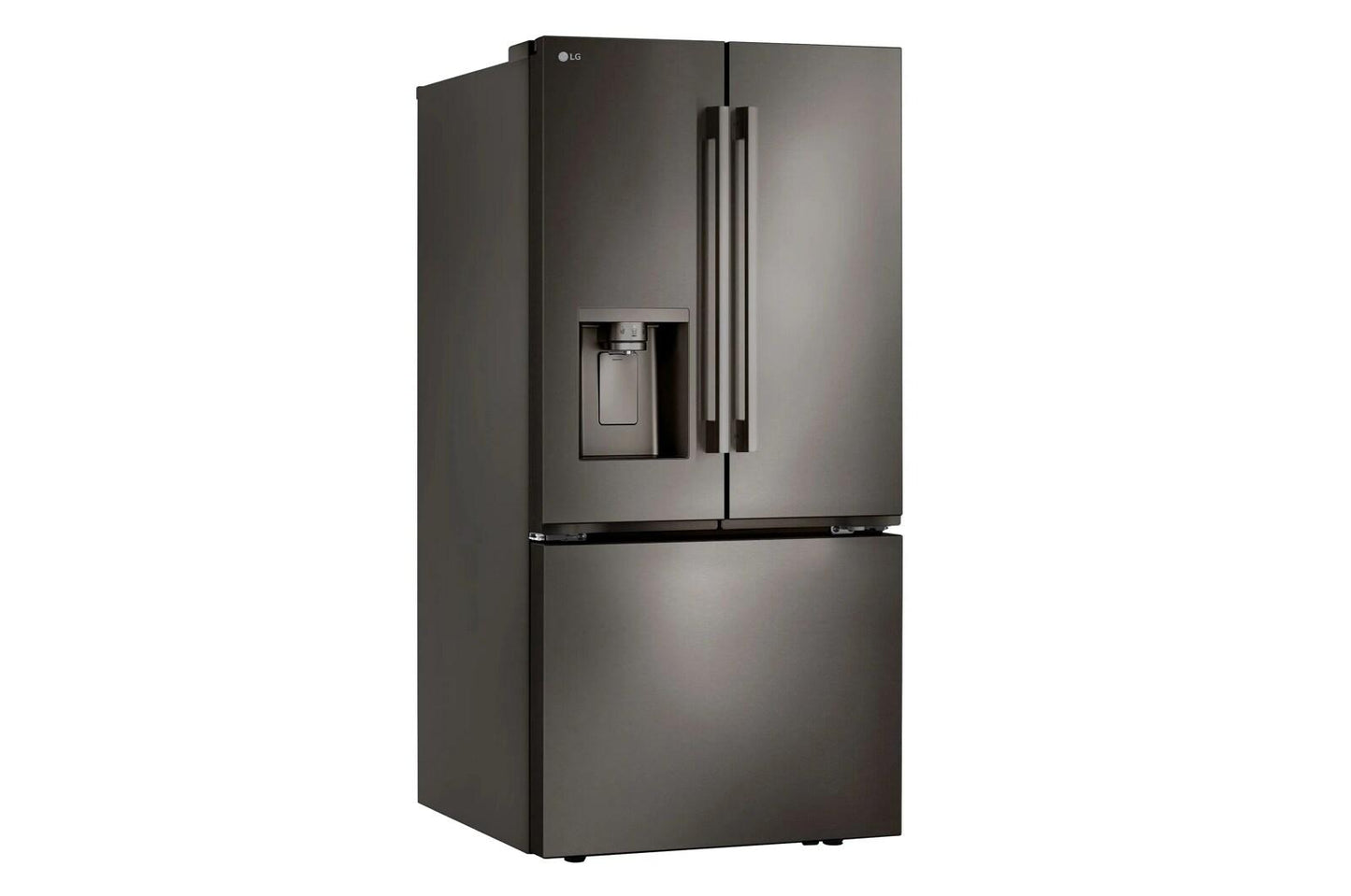 Lg LF25H6330D 25 cu. ft. 3-Door French Door Refrigerator with NEW Hybrid Handle Design and External Ice and Water Dispenser