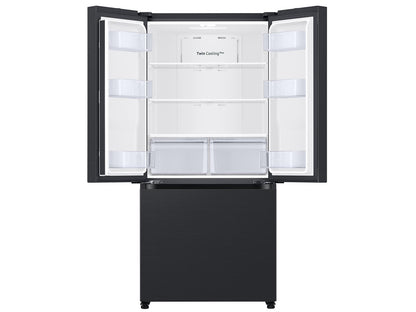 Samsung RF18A5101MT 18 cu. ft. Counter Depth 3-Door French Door Refrigerator in Matte Black Steel