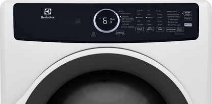Electrolux ELFE7437AW Front Load Perfect Steam™ Electric Dryer with Instant Refresh - 8.0 Cu. Ft.