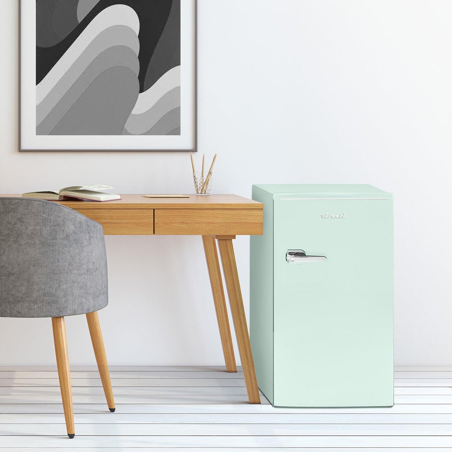 RMRS31X6BLIS Avanti 3.0 Cu. Ft. Retro Compact Refrigerator - Robin's Egg Blue