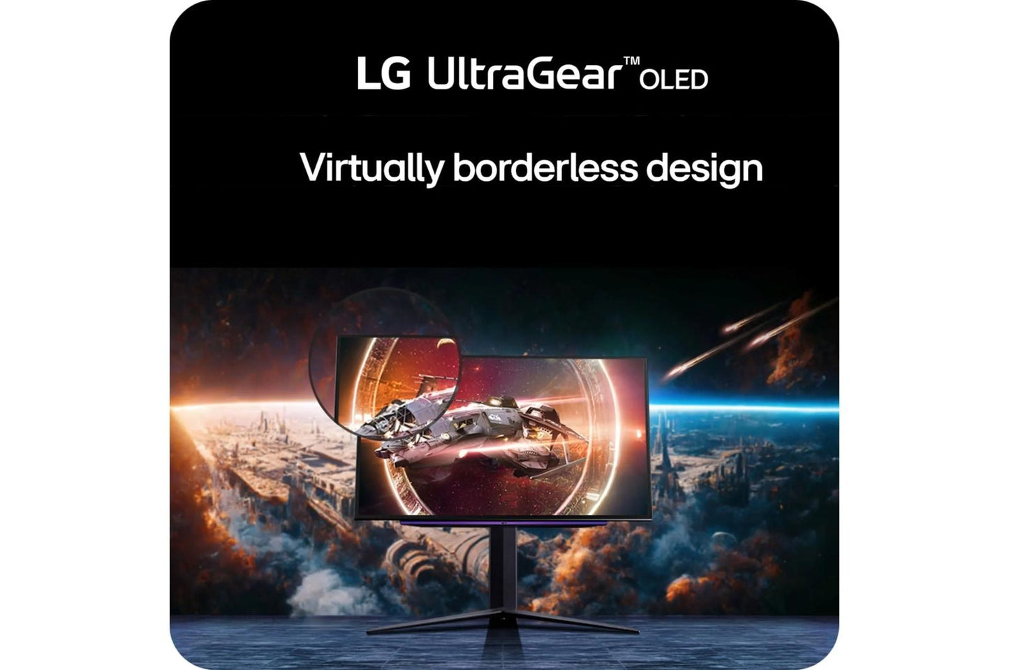 Lg 27GS93QEB 27 Inch UltraGear™ OLED QHD 1440P 240Hz 0.03ms HDR True Black 400 Gaming Monitor with G-Sync Compatible and FreeSync™ Premium Pro