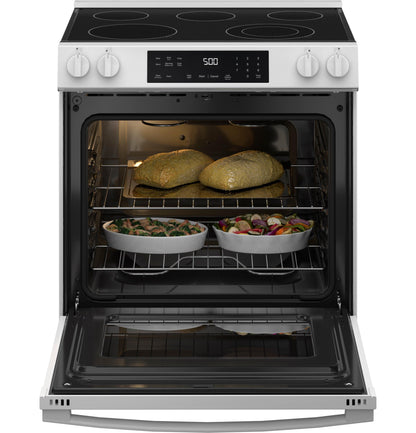 GRS500PVWW GE® ENERGY STAR® 30" Slide-In Electric Range with Crisp Mode