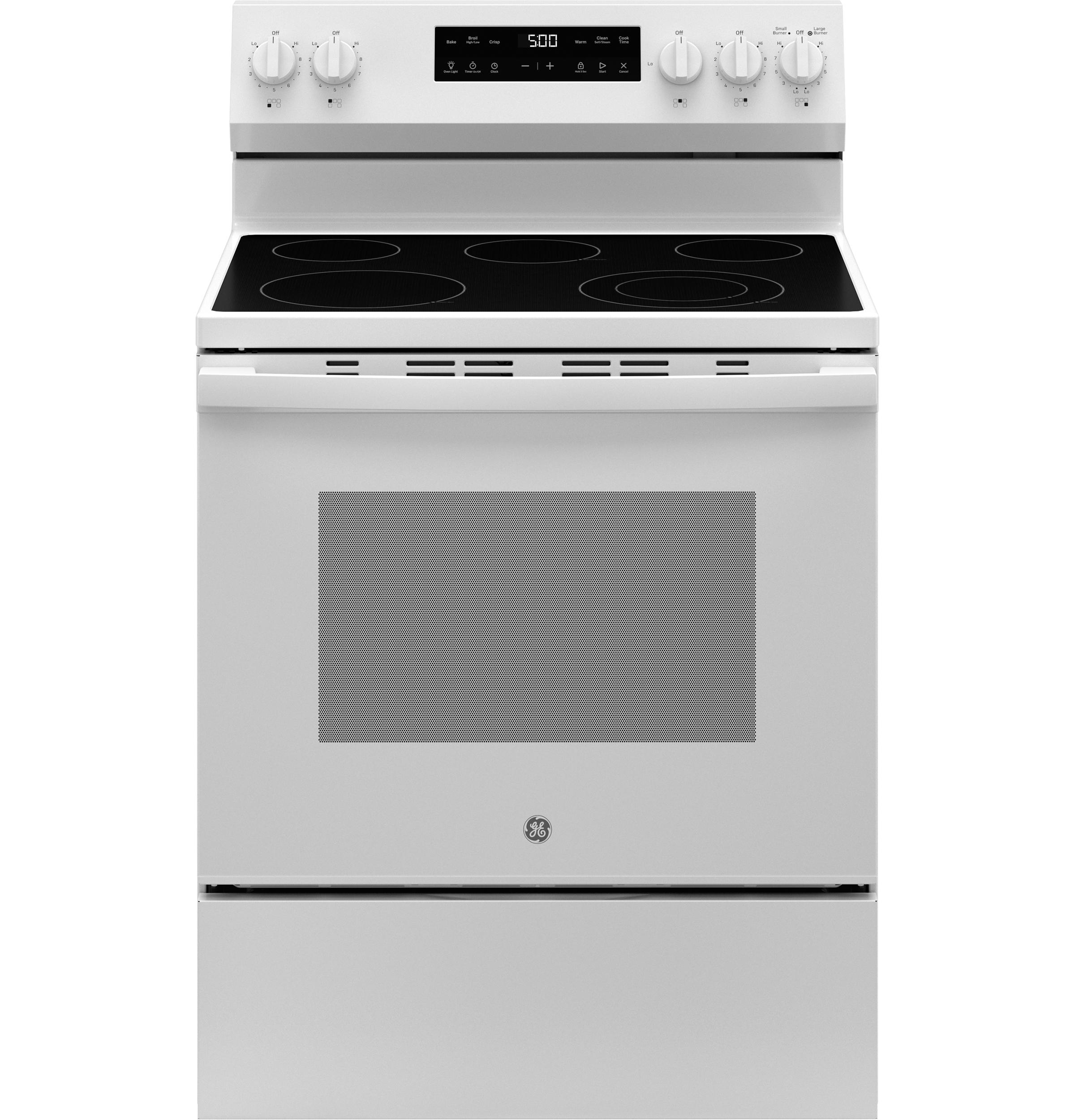 GRF500PVWW GE® 30" Free-Standing Electric Range with Crisp Mode