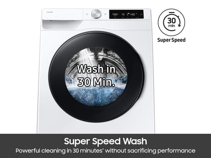 Samsung WW25FG6B34BEA2 Compact Front Load Washer 2.5 cu. ft. Wi-Fi Connectivity Super Speed Wash