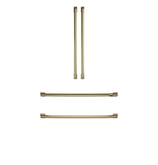 Cafe CXQB4H4PNCG Caf(eback)™ Refrigeration Handle Kit - Brushed Brass