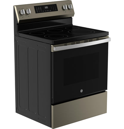 GRF600AVES GE® ENERGY STAR® 30" Free-Standing Electric Convection Range with No Preheat Air Fry and EasyWash™ Oven Tray