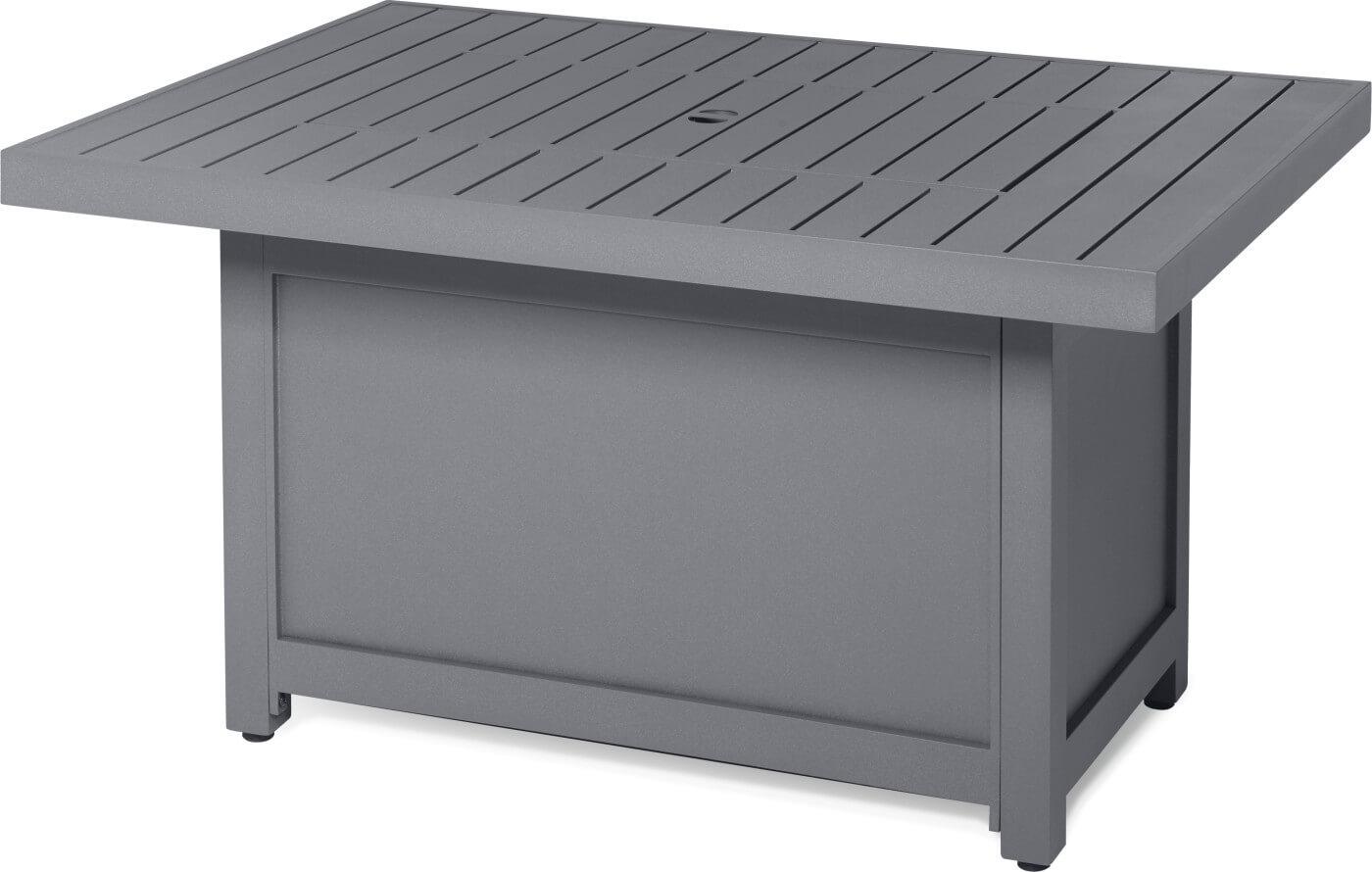 Napoleon Bbq HAMP1GY Hamptons Rectangle Patioflame Table Fire Table , Propane, Grey