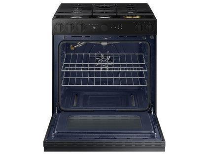 Samsung NSG6DG8500MT Bespoke 6.0 cu. ft. Smart Slide-In Gas Range with Air Sous Vide & Air Fry in Matte Black