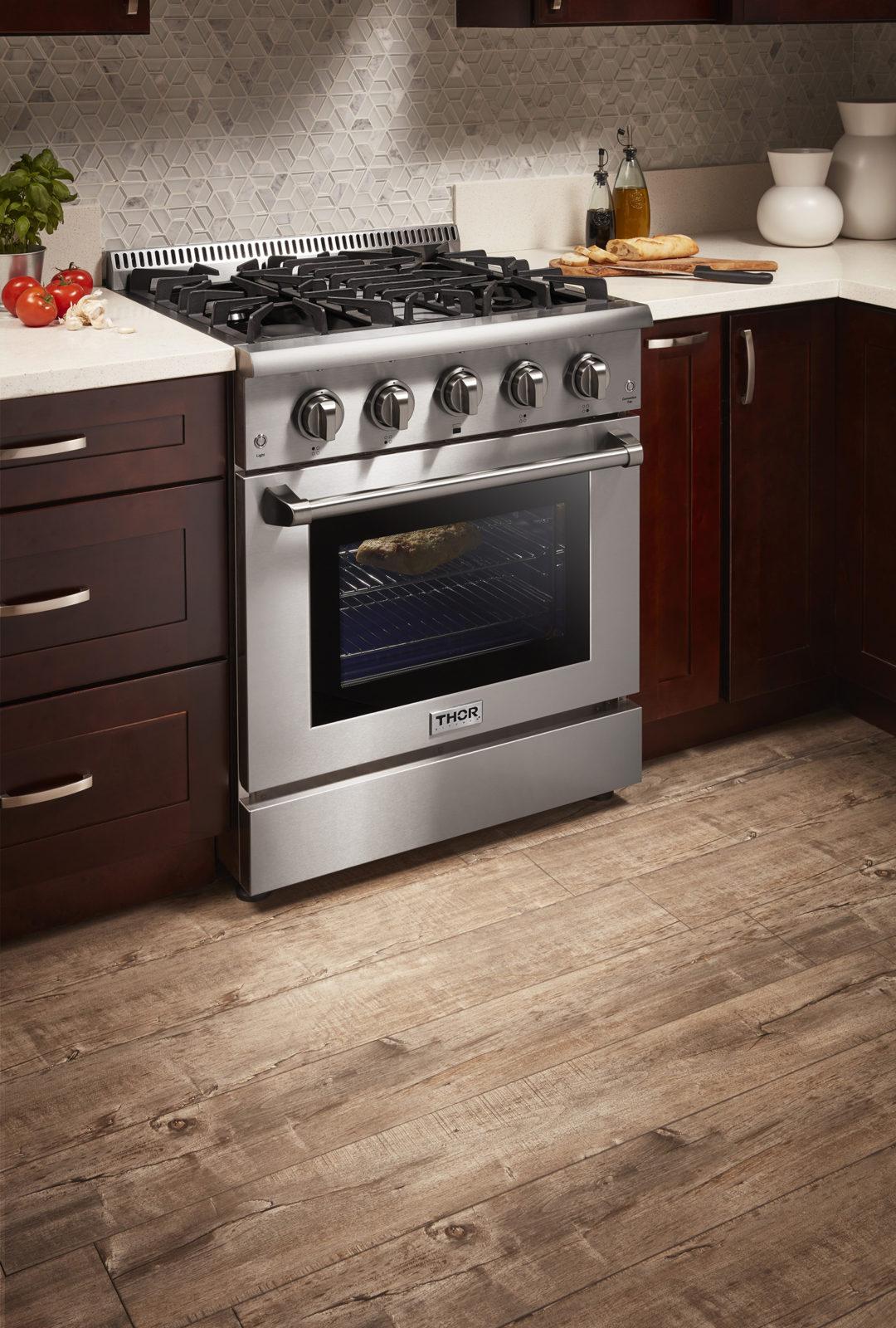 Thor Kitchen 30-inch Professional Dual Fuel Liquid Propane Range - Hrd3088ulp