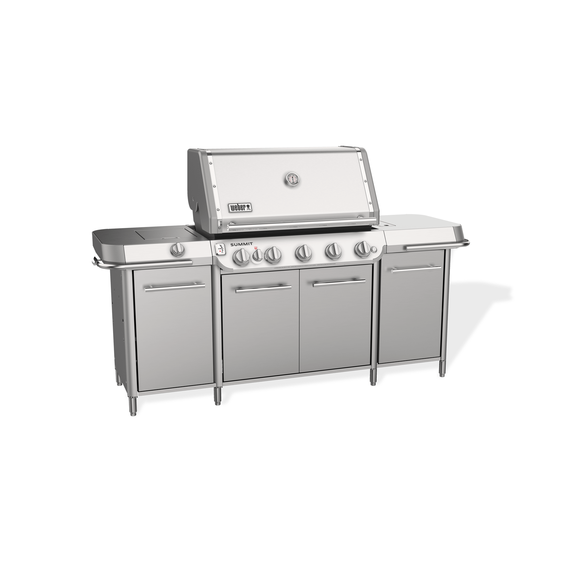 Weber 1500092 Summit® GC38 S Grill Center (Natural Gas) - Stainless Steel