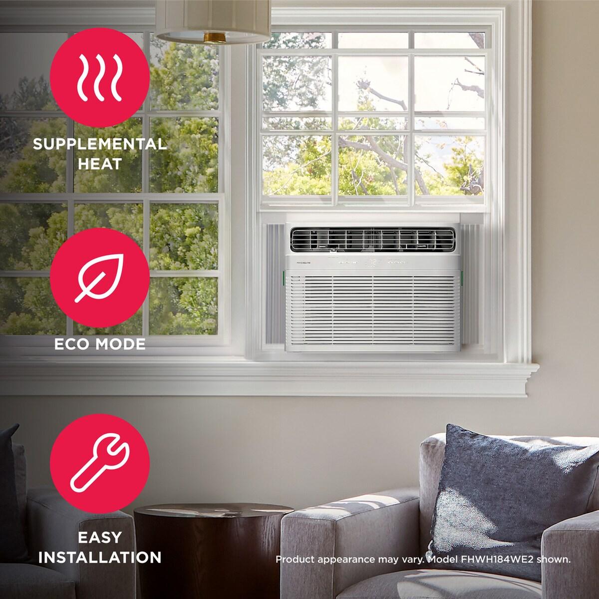 Frigidaire FHWH234WB2 23,200 BTU Window Room Air Conditioner with Supplemental Heat