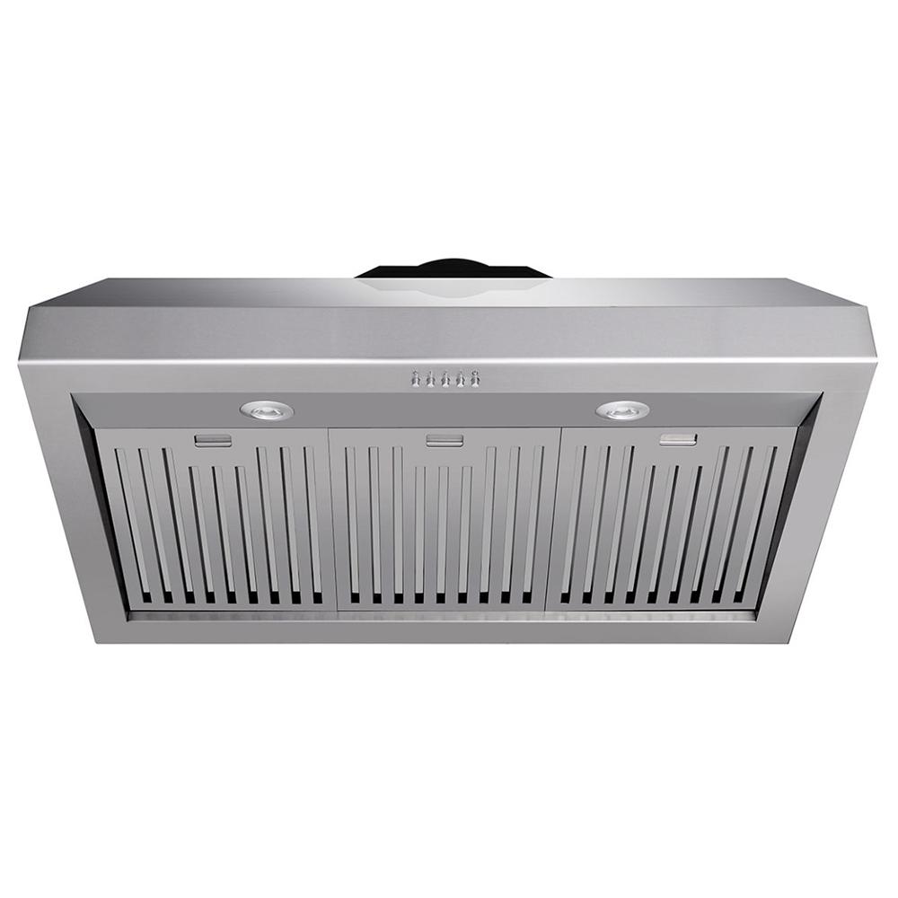 Thor Kitchen TRH3606 36 Inch Professional Range Hood, 11 Inches Tall In Stainless Steel (duct Cover Sold Separately) - Model Trh3606