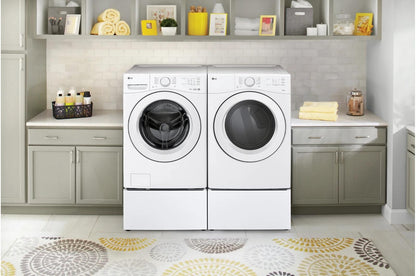 Lg DLG3421W 7.4 cu. ft. Ultra Large Capacity Smart Front Load Gas Dryer