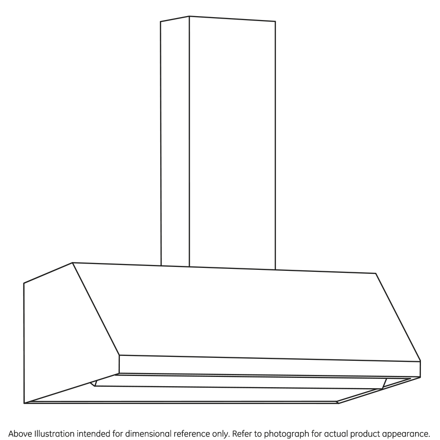 Cafe UVW8364SPSS 36" Designer Wall Mount Hood w/ Dimmable LED Lighting