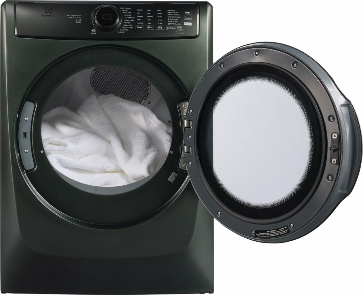 ELFE7738AA Electrolux Front Load Perfect Steam™ Electric Dryer with Balanced Dry™ and Instant Refresh - 8.0 Cu. Ft.