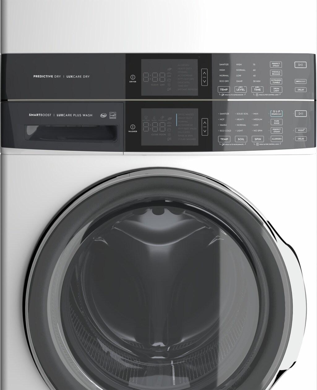 Electrolux ELTG7600AW Laundry Tower Single Unit Front Load 4.5 Cu. Ft. Washer & 8 Cu. Ft. Gas Dryer
