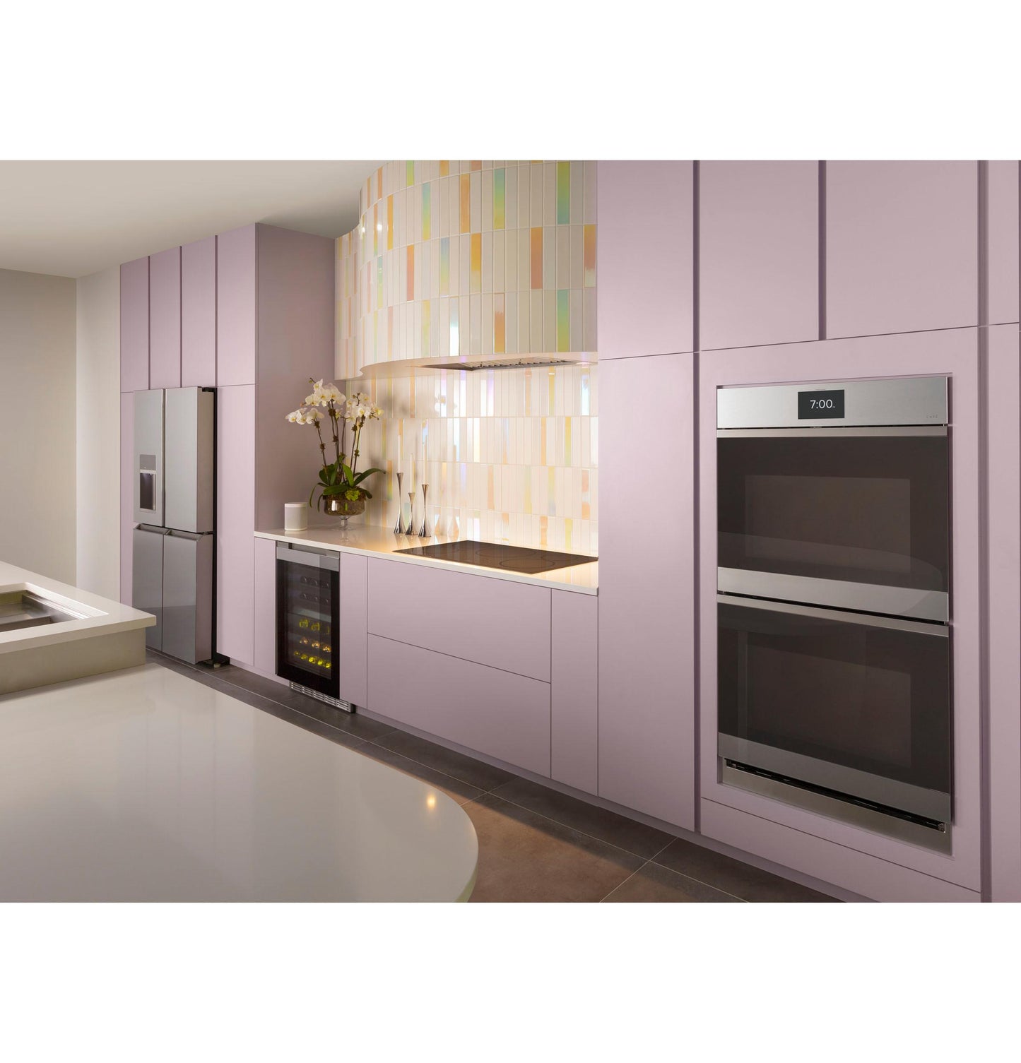 Cafe UVC9360SLSS 36" Smart Designer Custom Insert w/ Dimmable LED Lighting