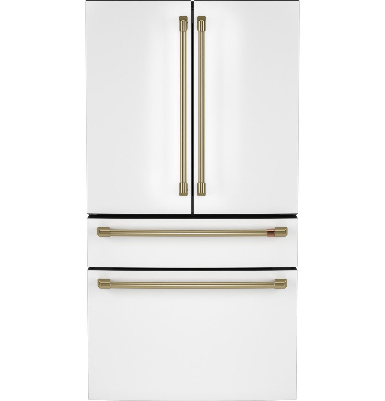 Cafe CGE29DP4TW2 CAF(EBACK)™ ENERGY STAR® 28.7 Cu. Ft. Smart 4-Door French-Door Refrigerator With Dual-Dispense AutoFill Pitcher