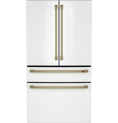 Cafe CGE29DP4TW2 CAF(EBACK)™ ENERGY STAR® 28.7 Cu. Ft. Smart 4-Door French-Door Refrigerator With Dual-Dispense AutoFill Pitcher