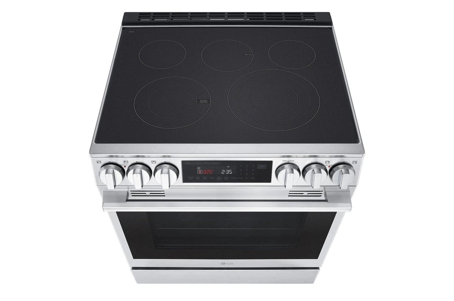 Lg LSEL6335XE 6.3 cu. ft. Smart Electric Slide-in Range with InstaView®, ProBake Convection®, and Air Fry