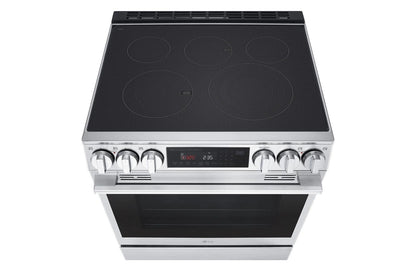 Lg LSEL6335XE 6.3 cu. ft. Smart Electric Slide-in Range with InstaView®, ProBake Convection®, and Air Fry
