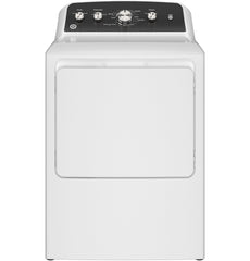 ETD48GASWWB GE® 7.2 cu. ft. Capacity Gas Dryer with Spanish Panel and Up To 120 ft. Venting​