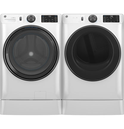 GFW655SSVWW GE® ENERGY STAR® 5.0 cu. ft. Capacity Smart Front Load Steam Washer with SmartDispense™ UltraFresh Vent System with OdorBlock™ and Steam