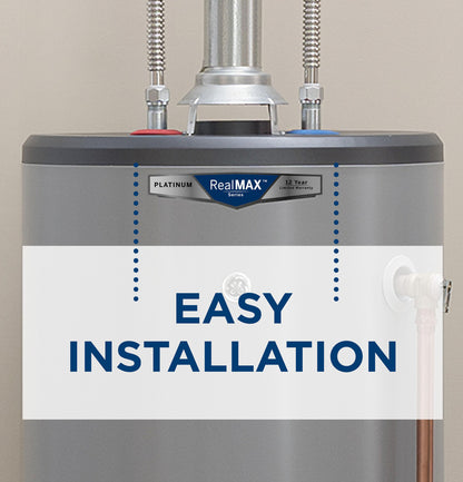 GG50T08BXR GE RealMAX Choice 50-Gallon Tall Natural Gas Atmospheric Water Heater