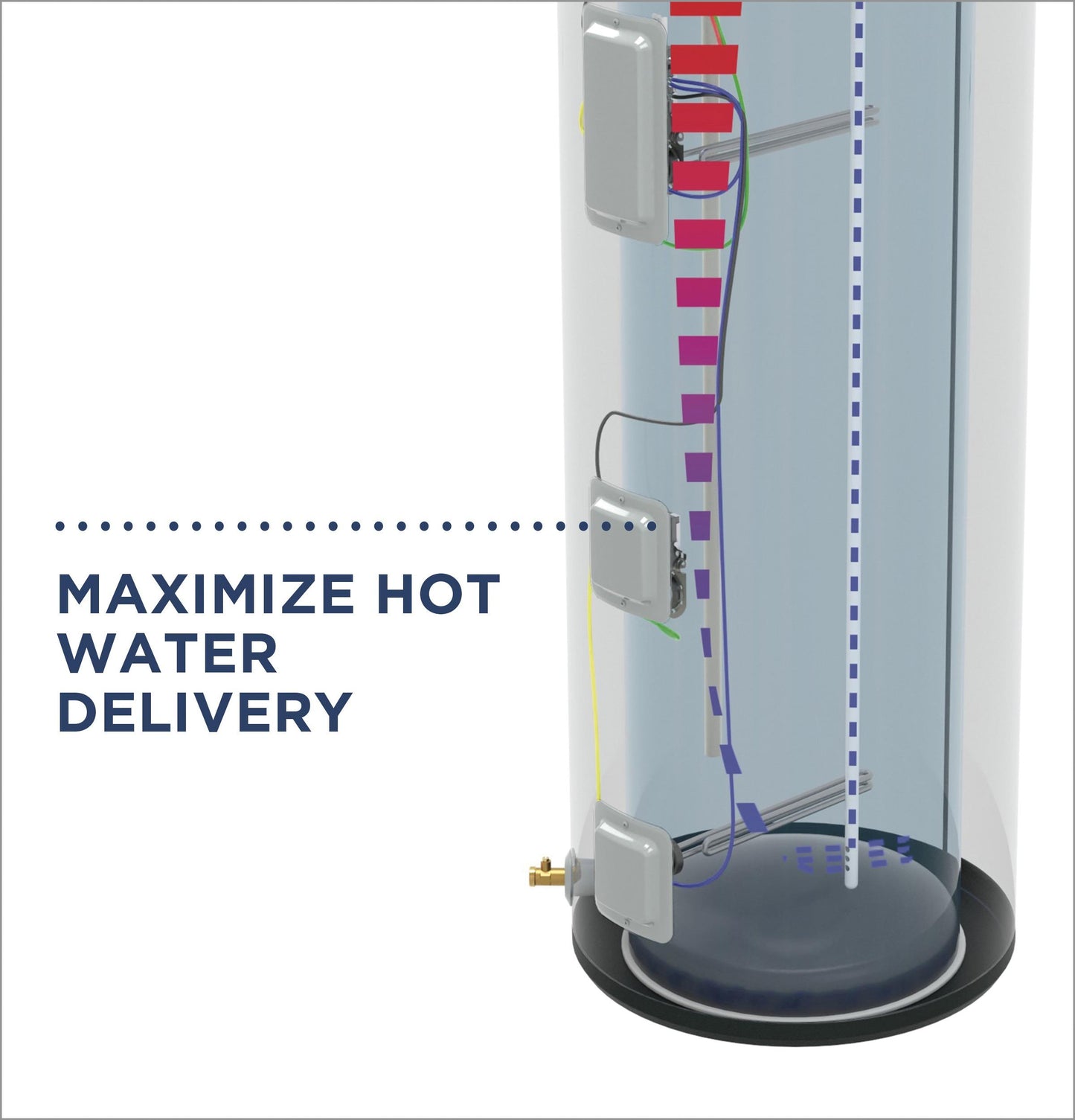 GE40S12BLM GE® Smart 40 Gallon Short Electric Water Heater
