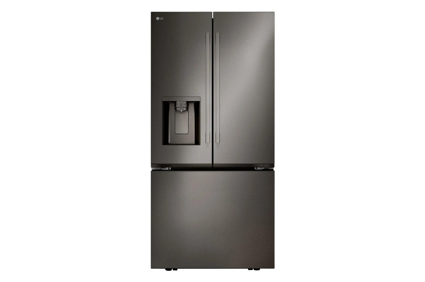 Lg LF25H6330D 25 cu. ft. 3-Door French Door Refrigerator with NEW Hybrid Handle Design and External Ice and Water Dispenser