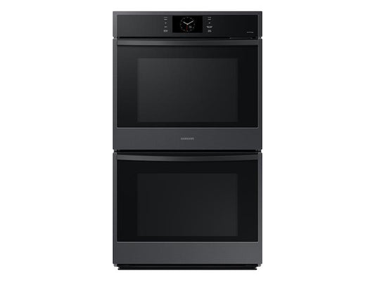 Samsung NV51CG600DMTAA 30" Double Wall Oven with Steam Cook in Matte Black Steel
