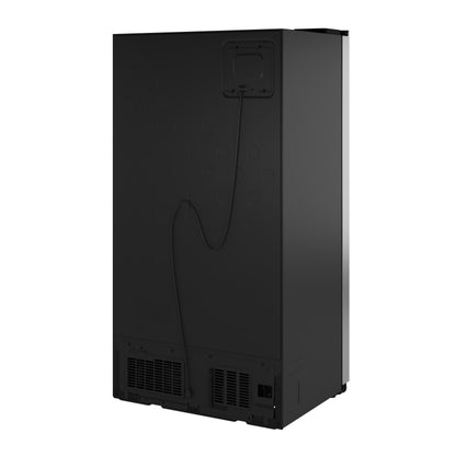 GZS24PYYFS GE® 23.5 Cu. Ft. Counter-Depth Side-By-Side Refrigerator with LED Light Walls and Extra Tall Dispenser