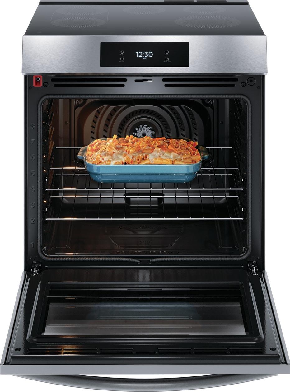 GCFI3060BF Frigidaire Gallery 30" Front Control Induction Range with Total Convection