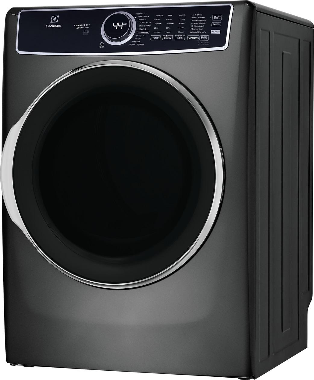 Electrolux ELFE7637AT Front Load Perfect Steam™ Electric Dryer with Balanced Dry™ and Instant Refresh - 8.0 Cu. Ft.