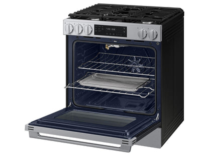 Samsung NSG70H60SR Bespoke Smart Slide-in Gas Range Pro Style Design  Air Fry Max  Precision Knobs