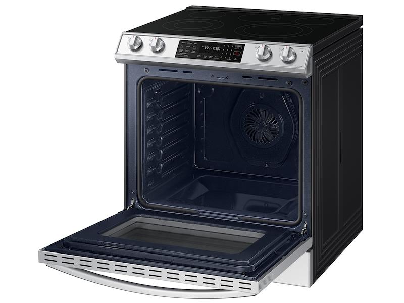 Samsung NE63CB831512 Bespoke 6.3 cu. ft. Smart Slide-in Electric Range with Air Fry & Convection in White Glass