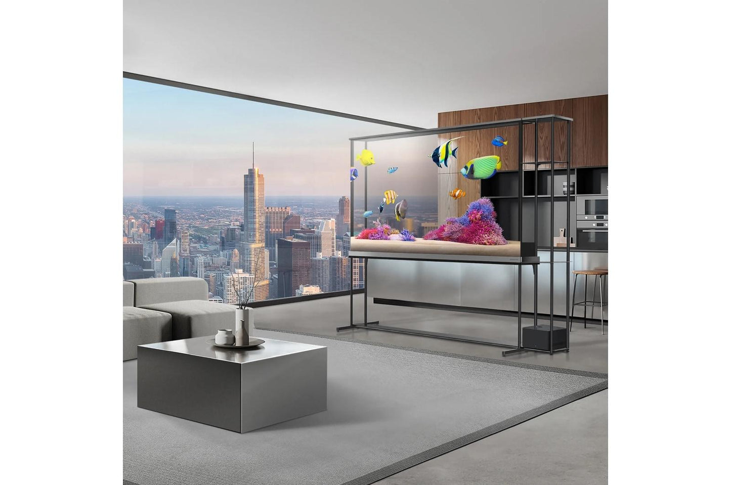 Lg OLED77T4PUA 77 Inch Class LG SIGNATURE OLED T: World's first Transparent 4K Smart TV 2024 with True Wireless Video & Audio Transfer