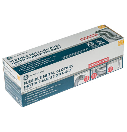 Ge Appliances PM08X10085 Flexible Aluminum 8' Transition Duct