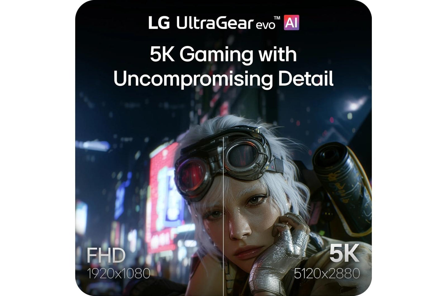 Lg 27GM950BB 27 Inch UltraGear™ evo AI GM9, Hyper Mini LED 5K Gaming Monitor