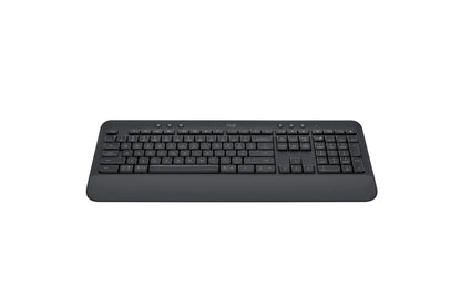 Lg 920010908 Logitech Signature K650 Comfort Full-Size Wireless Keyboard with Wrist Rest, BLE Bluetooth or Logi Bolt, Graphite