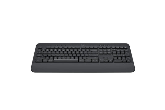 Lg 920010908 Logitech Signature K650 Comfort Full-Size Wireless Keyboard with Wrist Rest, BLE Bluetooth or Logi Bolt, Graphite