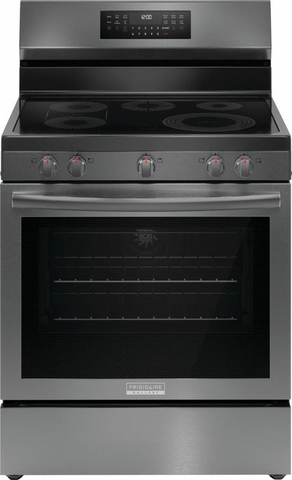 Frigidaire GCRE3060BD 30" Rear Control Electric Range with Total Convection