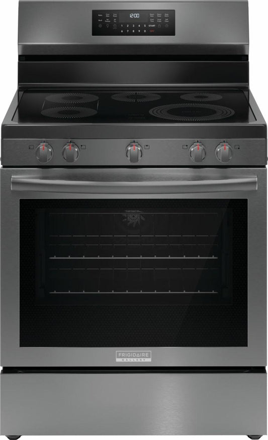 Frigidaire GCRE3060BD 30" Rear Control Electric Range with Total Convection