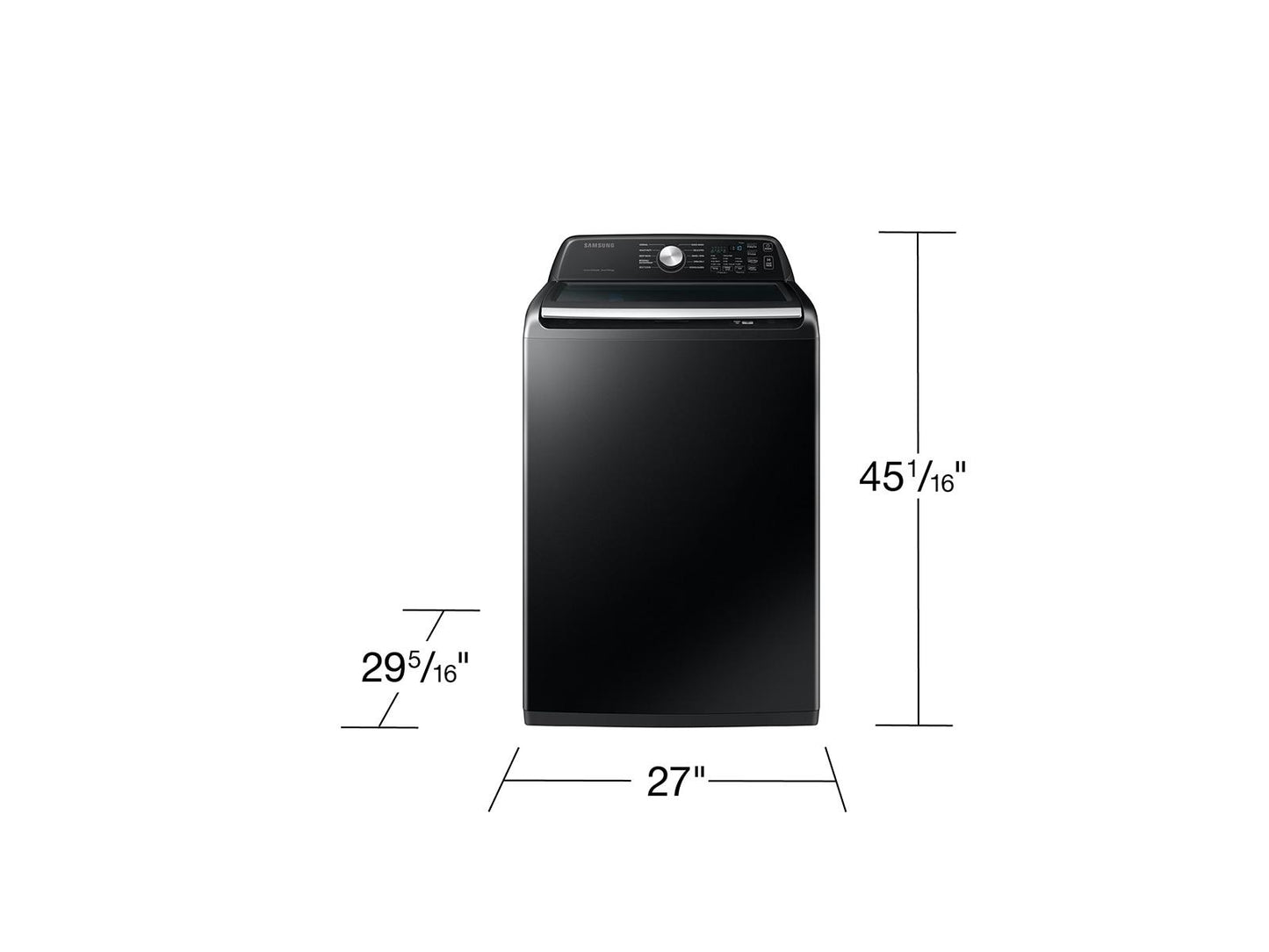 Samsung WA46CG3505AV Top Load Washer ActiveWave™ Agitator  Wi-Fi  4.6 cu.ft.