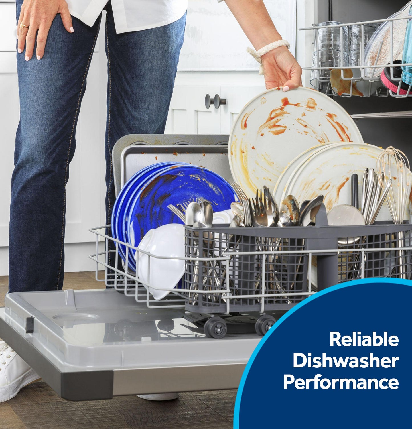 GDF450PGZWW GE® Dishwasher with Front Controls