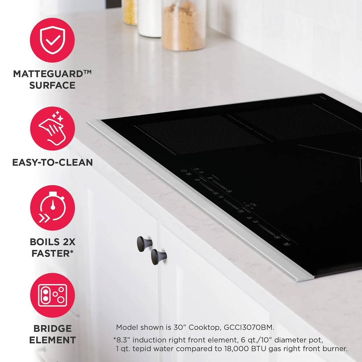 Frigidaire GCCI3070BM 30" Induction Cooktop with MatteGuard™