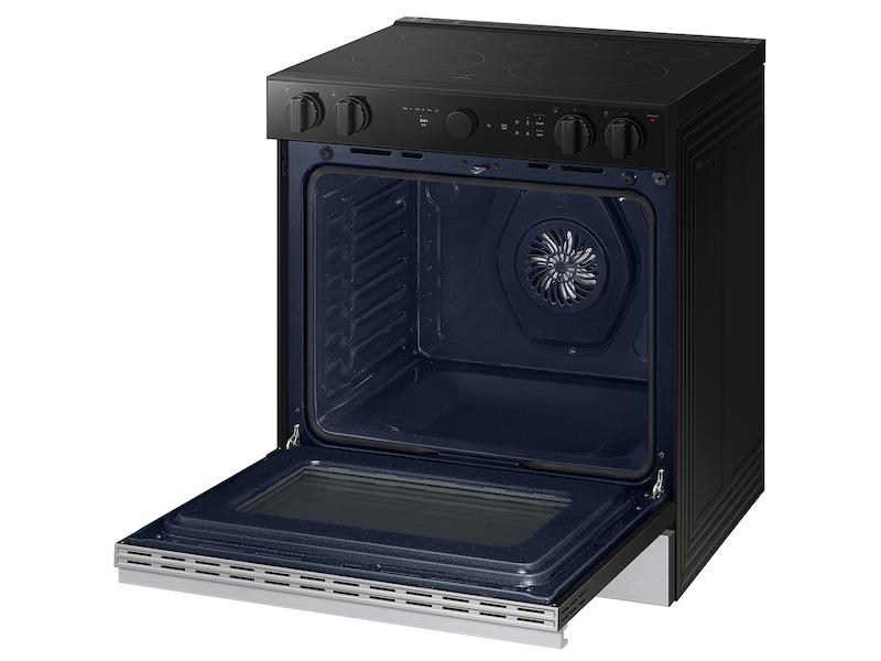 Samsung NSE6DG8502SR Bespoke 6.3 cu. ft. Smart Slide-In ENERGY STAR® Certified Electric Range with Air Fry in Stainless Steel