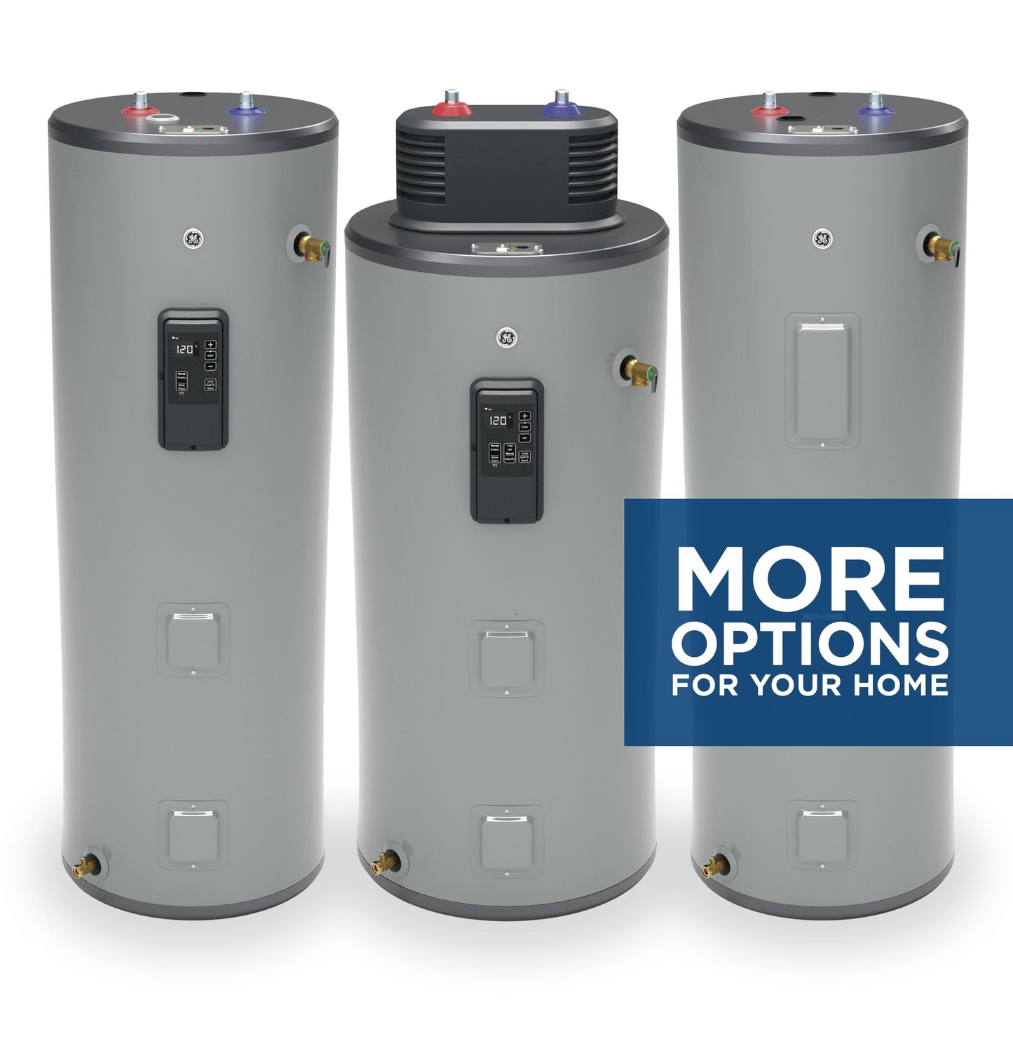 GE50S10BMM GE® Smart 50 Gallon Electric Water Heater with Flexible Capacity